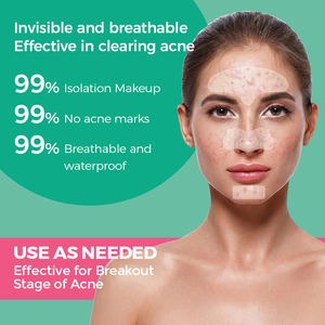 แผ่นแปะสิวไฮโดรคอลลอยด์สำหรับใบหน้า ยี่ห้อส่วนตัว แผ่นแปะสิวแบบใสสำหรับหน้าผาก - Product Image 1