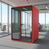 Cabine d'enregistrement insonorisée pour musique et voix, cabine acoustique, cabine téléphonique de bureau pour l'école, la bibliothèque, le centre commercial, le studio, enregistrement vocal