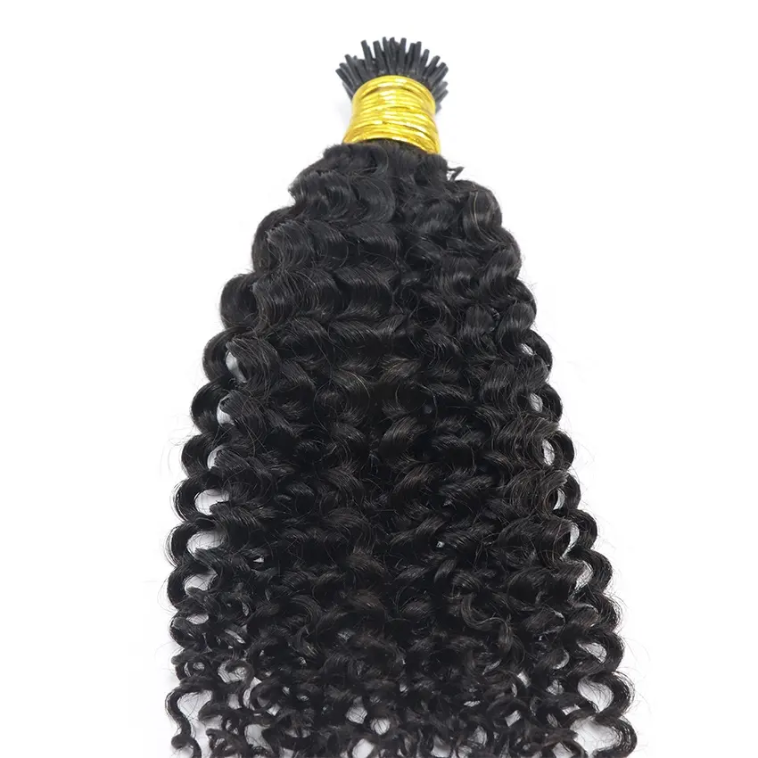 Black Friday Deep Curly Human Hair Extension Hairstylists 10A Virgin Human Hair I Tips 100g
