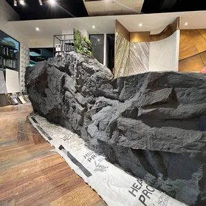 באיכות הטובה ביותר אבן מלאכותית עמיד למים 3D faux פו סלע אבן קיר לוח 3D תרבות אבן פורניר לוח קיר חיצוני