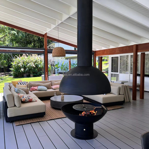 <span class=keywords><strong>Chimenea</strong></span> de acero suspendida montada en el techo con llama decorativa para exteriores de nuevo diseño - Product Image 1