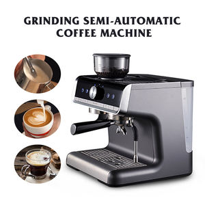 <span class=keywords><strong>Cafetera</strong></span> de 15 bares, molinillo de granos, molinillo semiautomático, máquina de café a vapor - Product Image 4