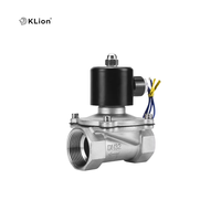 Válvula Solenoide de Bola Impermeable KLION RTS DN65 de Acero Inoxidable Normalmente Cerrada OEM para Fuentes Subacuáticas Exteriores Enterradas ISO Water 3