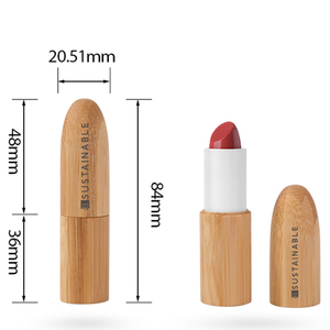 Đổi Mới Cá nhân hóa sinh thái sinh thái phân hủy sinh học bền vững thuần chay hữu cơ đảo ngược tre mỹ phẩm Lipbalm container - Product Image 3