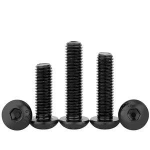 Vis métriques en gros M8 M10 M12 en acier inoxydable 304 et acier au carbone, à tête bombée et six pans creux, grade 10.9 - Product Image 1