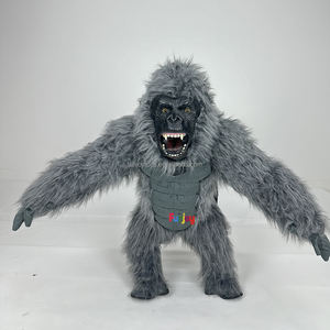 Costume de mascotte en peluche gonflable King Kong de haute qualité, 1,5 m, pour adulte, événement de Noël - Product Image 1