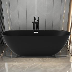 Sang trọng hình bầu dục bồn tắm cho người lớn freestanding Acrylic bồn tắm thích hợp cho Châu Âu khách sạn Giường tắm - Product Image 5