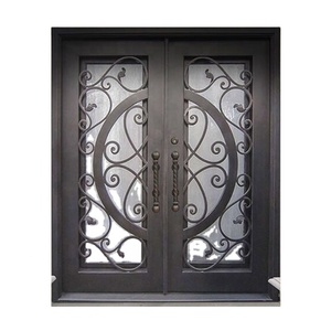 2024 nuevo estilo simple puerta de entrada de hierro forjado rotura térmica - Product Image 4