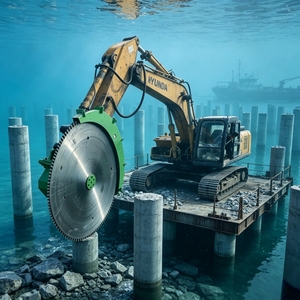Scie hydraulique de précision pour la découpe de roche destinée aux projets d'excavation, de tunnelisation et de démolition - Product Image 6