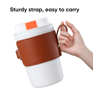 Everich custom logo sottovuoto isolato <span class=keywords><strong>e</strong></span> in acciaio inox tazza da caffè caffè tazza a doppia parete BPA fre tazza di caffè con manicotto - Product Image 3