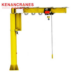 Personalización de fábrica Pilar montado Jib Crane Warehouse Jib Crane con polipasto eléctrico - Product Image 4