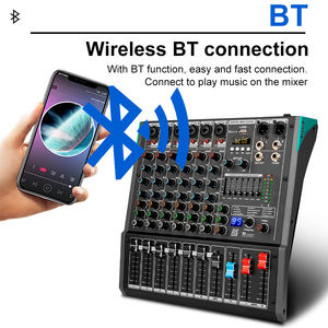 มิกเซอร์เสียง BHA PA12 12 แชนแนล พร้อมเอฟเฟคดิจิตอล 99 แบบ เครื่องเล่น MP3 มัลติฟังก์ชั่น บันทึกเสียงผ่านบลูทูธ รับประกันจากโรงงาน 12 ปี ได้รับมาตรฐาน OEM CE FCC - Product Image 4