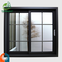 Ventanas de Aluminio de Eficiencia Energética, Estilo Corredizo Abatible Personalizable con Doble Acristalamiento para Cocina Moderna