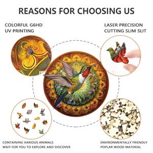 Meilleur fabricant 500 <span class=keywords><strong>pièces</strong></span> sublimation mdf <span class=keywords><strong>puzzle</strong></span> en bois découpe laser écologique pour puzzles en bois - Product Image 4