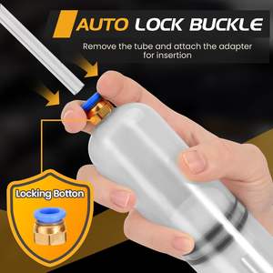 Sunbright เครื่องแยกของเหลวในรถยนต์ปั๊มเข็มฉีดยาน้ำมันพร้อมการดูดที่มีประสิทธิภาพเครื่องสกัดด้วยมือแบบพรีเมี่ยมและปั๊มเติม2ท่อ - Product Image 5