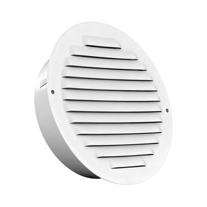 Hefengxing Louvered Air Vent 4 Inch 100mm 6 Inch 150mm Galvanized Steel Screw Fixing Grille For Bathroom Exhaust - Product Image 1