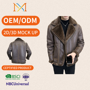 <span class=keywords><strong>2025</strong></span> mùa đông chính đẩy Phong cách: bạc màu xanh chồn cộng với kích thước áo khoác da Áo khoác - Product Image 5