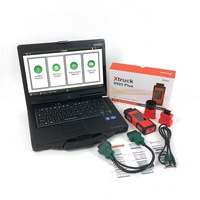 Herramienta de Diagnóstico de Códigos de Error X Truck X003 PLUS con Conexión Inalámbrica Bluetooth para Programación de ECU, Lectura de Datos y Flasheo + Laptop CF53