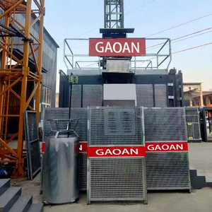 <span class=keywords><strong>SC200</strong></span> <span class=keywords><strong>2T</strong></span> Single-Cage penumpang Hoist pengangkat bahan konstruksi untuk lokasi konstruksi jembatan tambang - Product Image 1