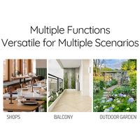 Ensemble de salon de jardin Meiqi, style moderne, table et chaises pour balcon, terrasse et jardin, 1 table et 2 chaises