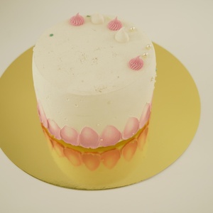 Round Goid Silver 1-5mm Golden Foil Cake Packaging Board Glossy Lamination Die Cut <b>Edge</b> Cake Base Board - Product Image 4