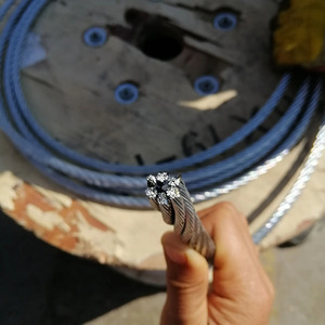 Mạ kẽm 6*19 + FC dây thép sợi dây lõi thép lõi 10mm 11mm 12mm 14mm 16mm nâng cáp thép - Product Image 4