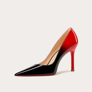 Nuovi tacchi alti <span class=keywords><strong>da</strong></span> <span class=keywords><strong>donna</strong></span> a punta <span class=keywords><strong>con</strong></span> tacchi sottili e suole rosse sfumate, bocca Sexy poco profonda, <span class=keywords><strong>scarpe</strong></span> singole <span class=keywords><strong>da</strong></span> banchetto versatili - Product Image 6