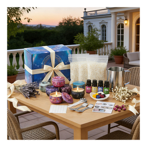 กล่องเทียนหอมหรูหราแบบกำหนดเองพร้อมโลโก้สำหรับขวดแบรนด์ดัง ชุดโปรแกรมนำเสนอสินค้าขายปลีกน้ำมันหอมระเหยผสมถั่วเหลือง - Product Image 4