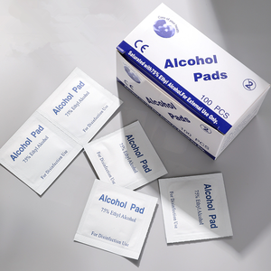 Toallitas de Algodón Desechables con <span class=keywords><strong>Alcohol</strong></span> <span class=keywords><strong>al</strong></span> <span class=keywords><strong>por</strong></span> <span class=keywords><strong>Mayor</strong></span> de Fábrica, 100 unidades/caja, 70% <span class=keywords><strong>Alcohol</strong></span> Isopropílico - Product Image 1
