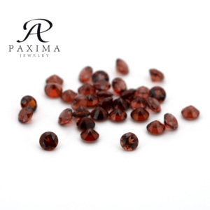 Paxima Đồ Trang Sức 5A Chất Lượng Tùy Chỉnh Hình Dạng Và Kích Thước Đá Quý Tự Nhiên 3Mm Vòng Brilliant Cut Red Garnet - Product Image 2