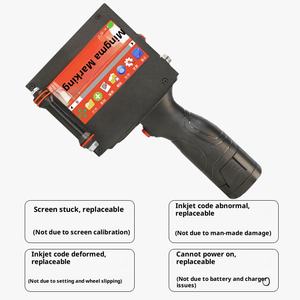 Printer Inkjet listrik otomatis genggam, mesin <span class=keywords><strong>Coding</strong></span> yang mudah dioperasikan untuk kemasan logam - Product Image 2