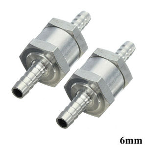 Nhôm + Thép Không Gỉ 4 6 8 10 12 14Mm Kiểm Tra Van Một Cách Nhiên Liệu Không Trở Lại Kiểm Tra Van Xăng Diesel Nhiên Liệu Heck Van - Product Image 4