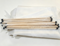 Alignement et Correction de la Posture : Outil d'Exercice, Accessoires pour Pilates Reformer, Bâton en Bois