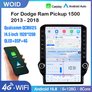 Radio para Auto STWEI de 14.5 Pulgadas con Qualcomm QCM6125 y Android 15, Reproductor de Video para Dodge RAM 1500 2500 3500 2013-2018, GPS, Navegación, Carplay, 4G - Product Image 2