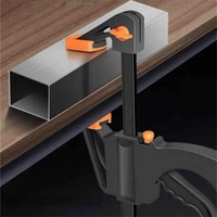 Pince de serrage rapide à cliquet pour le travail du bois de 6 pouces, kit de pinces à barre robustes, outil manuel de menuiserie DIY, gadget personnalisable