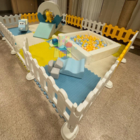 Structures de jeux en plastique pour enfants, toboggan et piscine à balles d'extérieur et d'intérieur, briques de jeu en mousse souple pour écoles et centres commerciaux