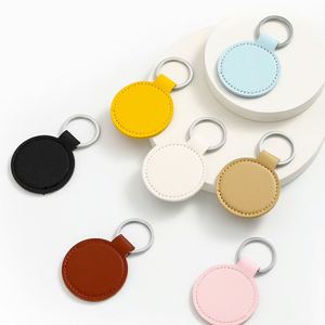 Customized <b>Keychain</b> Great Craft Sophisticated Embossed Logo Durable PU <b>Leather</b> - Product Image 1