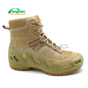 AEGISEC Bottes de sécurité de travail respirantes pour l'extérieur Bottes de sécurité tactiques résistantes à la perforation pour hommes avec thermofusible - Product Image 1