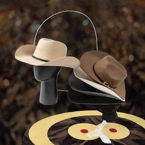 Sombrero de Vaquero de Fieltro de Lana 100%, Estilo Jazz, para Otoño e Invierno 2026, Moderno, Informal, para Fiestas al Aire Libre, con Hebilla de Cinturón, Ala Ancha, Unisex - Product Image 3