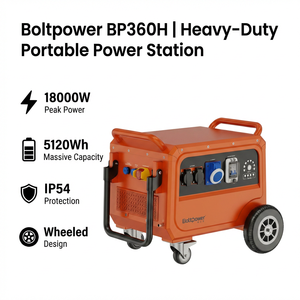 Système de stockage d'énergie portable 18 000 W certifié CE/RoHS – Station d'alimentation solaire mobile directe fabricant – <span class=keywords><strong>Batterie</strong></span> de secours - Product Image 1
