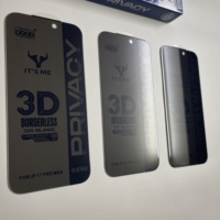 Protection d'écran en verre trempé HD 3D OG It's Me, confidentialité intégrale sans bordure, sans bords noirs pour iPhone 17 Pro Max 18 16 15 14 Plus