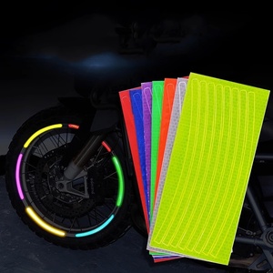 Accesorio adhesivo reflectante para rueda de bicicleta impermeable duradero compatible con todas las bicicletas de carretera y <span class=keywords><strong>MTB</strong></span> - Product Image 2