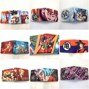 33デザイン中国工場価格アニメDBZレディース財布悟空ベジータ漫画印刷ショートPUレザーメンズ高級財布 - Product Image 1