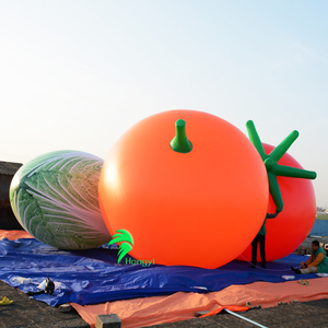 Fête agricole personnalisée Orange jaune PVC radis gonflable 3 mètres publicité décoration d'exposition - Product Image 3