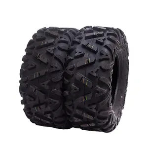 MOQ pequeño Juego de 2 neumáticos UTV, Aftermarket Sport ATV neumáticos 25x10-12 CAUCHO Natural 6Ply