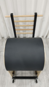 Base en bois d'érable noir avec plateau, seau en mousse, équipement d'entraînement, échelle, baril pour Pilates - Product Image 2