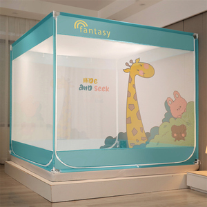 Yourte mongole Anti-chute pour usage domestique drap <span class=keywords><strong>de</strong></span> <span class=keywords><strong>lit</strong></span> <span class=keywords><strong>de</strong></span> 1.8 mètres pour enfants sans support d'installation <span class=keywords><strong>lit</strong></span> épais <span class=keywords><strong>moustiquaire</strong></span> pour bébé - Product Image 3