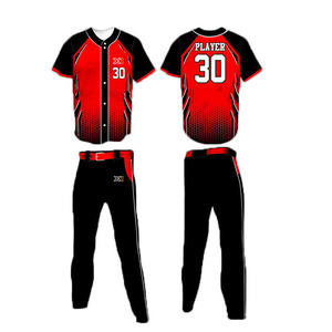 Nouveau style d'uniformes de baseball du fabricant, vêtements de sport de haute qualité avec logo personnalisé, haut tendance cousu parfaitement coupé - Product Image 1