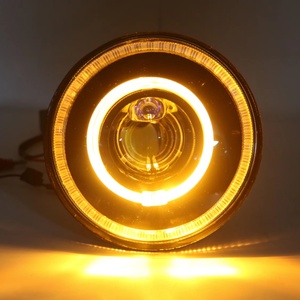Sanvi 7 Inch Customizable <b>LED</b> <b>Headlight</b> RetroFit Assembly Off-Road Vehicles Hot Sale for Jeep Harley Davidson 12V Bulb New - Product Image 1