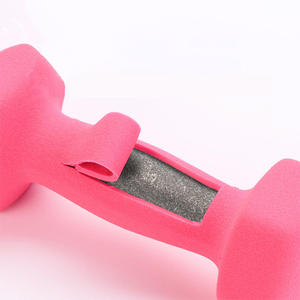 مجموعة الدمبل الرياضية المصنوعة من الحديد الزهر الملونة للسيدات المستخدمة من الفينيل مجموعة الدمبل المخصصة للاستخدام المنزلي في الصالة الرياضية - Product Image 4